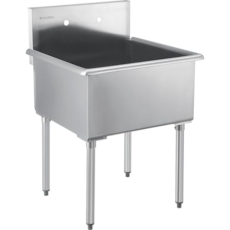 Stainless Steel Utility Sink, 24 X 24 X 14 Deep, Non-NSF